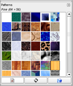 The Patterns dialog