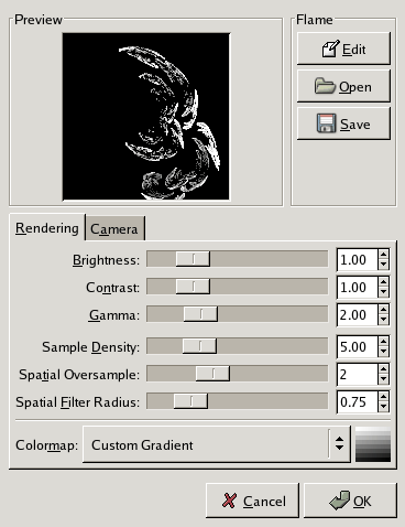 Flame filter options