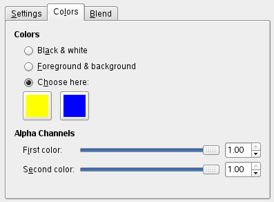 Sinus filter options (Color)