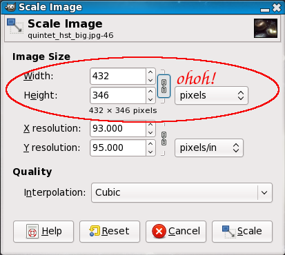 Scale Problem